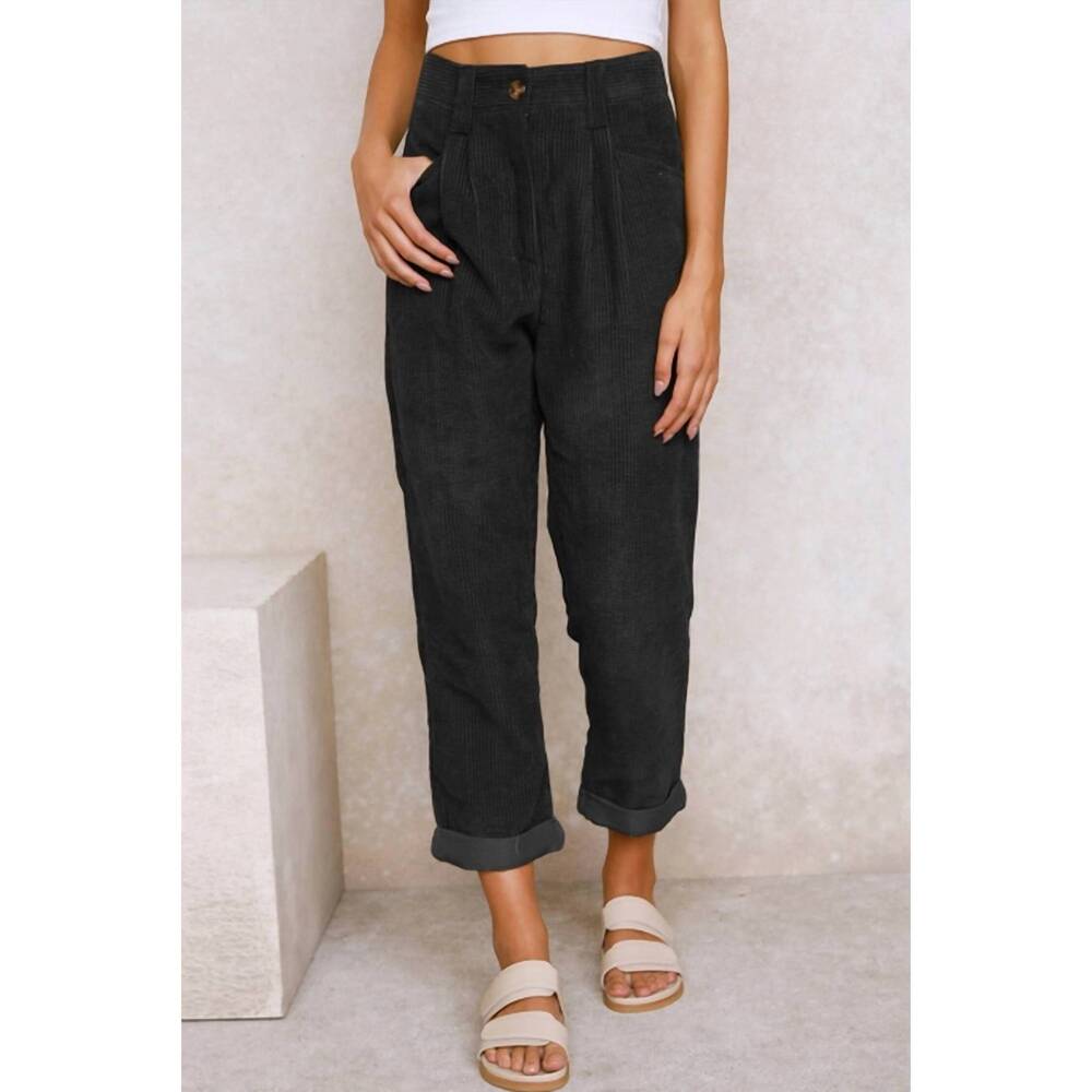 NEW FAIRE corduroy pants in black